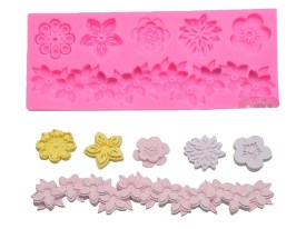 Molde silicona guarda encaje flor